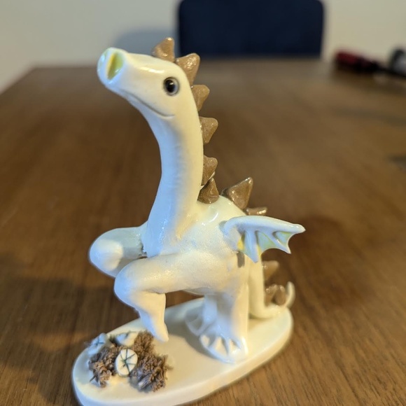 meindl pottery dragon figurine carol meindl original nova scotia canada - Picture 6 of 6